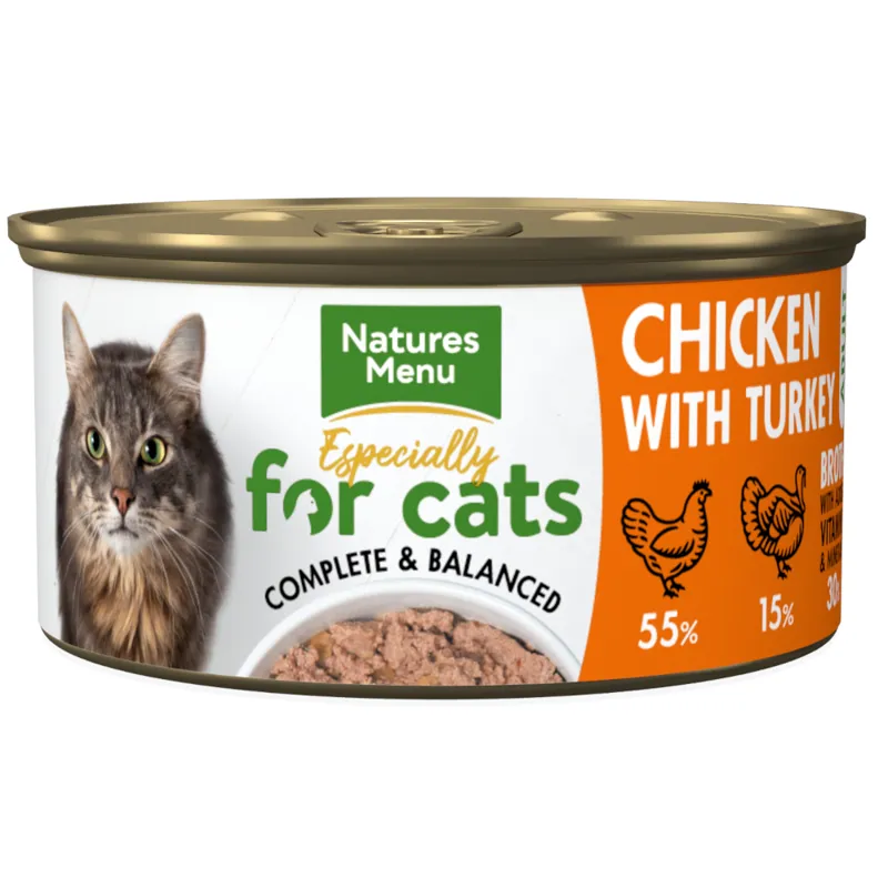 Natures Menu Cat Tin Chicken and Turkey 85g